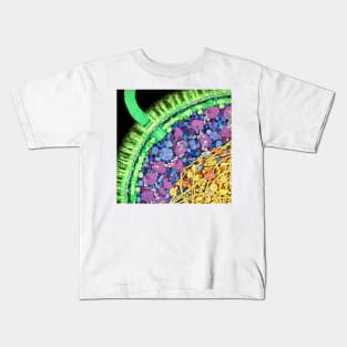 Escherichia coli, artwork (B230/0244) Kids T-Shirt